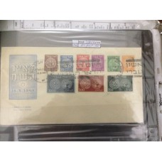 דואר עברי , סט מושלם מעטפת יום ראשון 1948